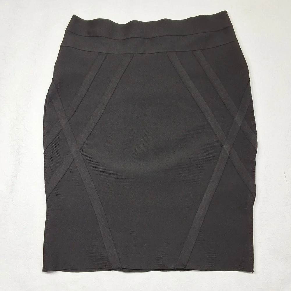 Haute Monde Black Pencil Skirt Plus Size 2XL